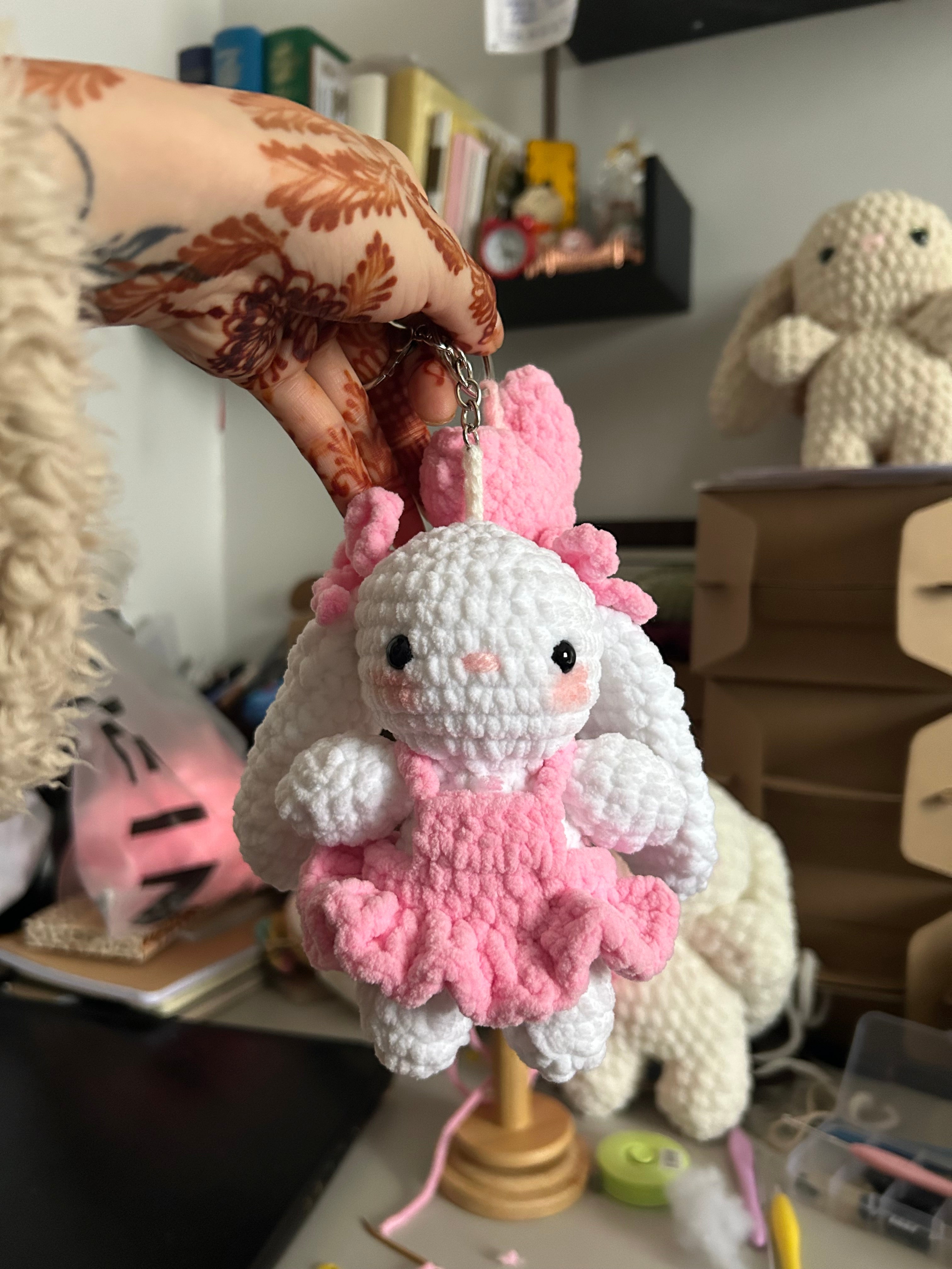 PELUCHES 10 CM & PORTES CLES