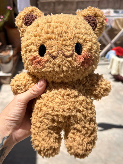 BUBU - Peluche 20cm Teddybear Nounours Crochet fur tout doux