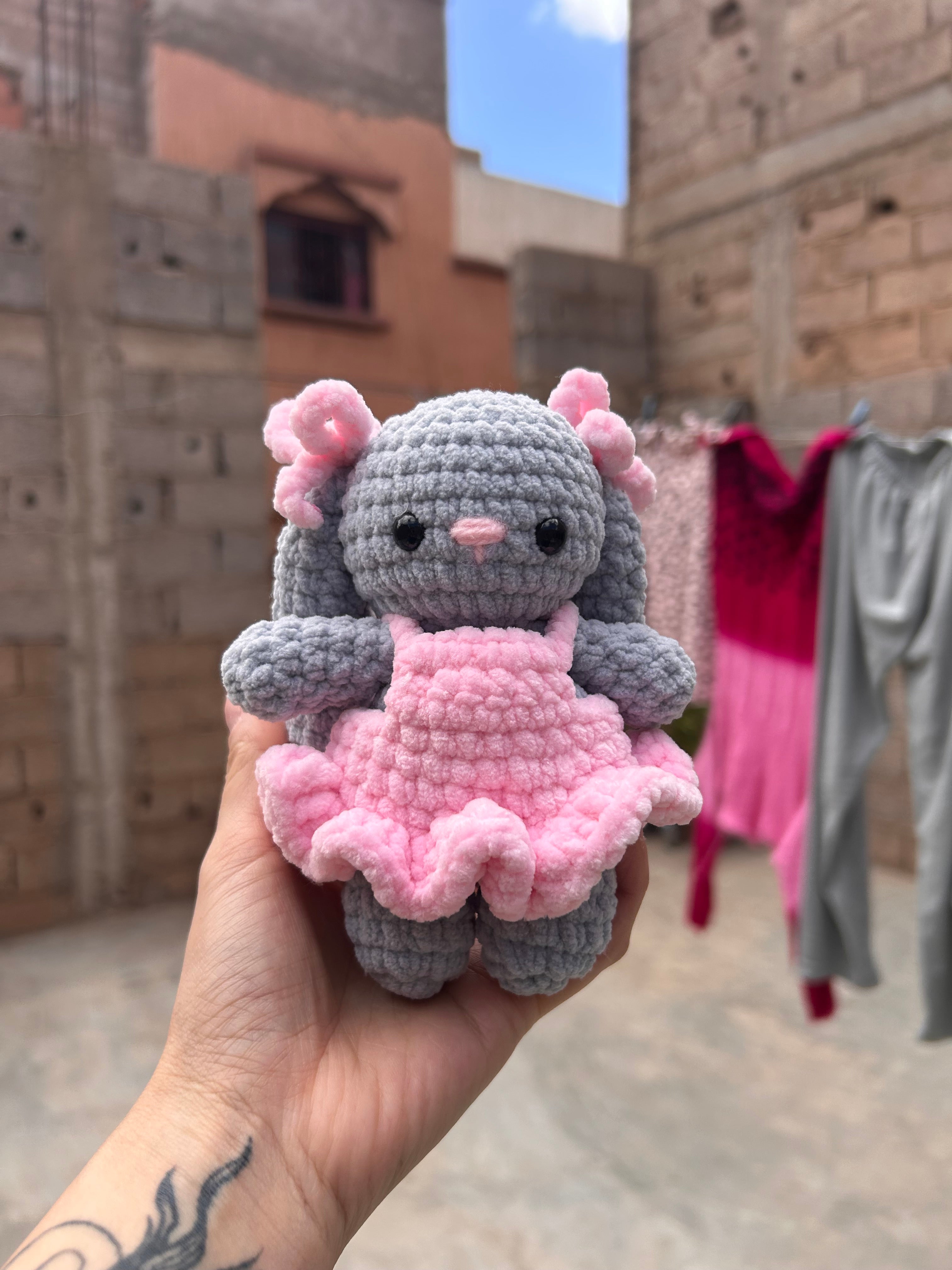 MINI MALLOW - Peluche 15cm plusieurs couleurs disponibles