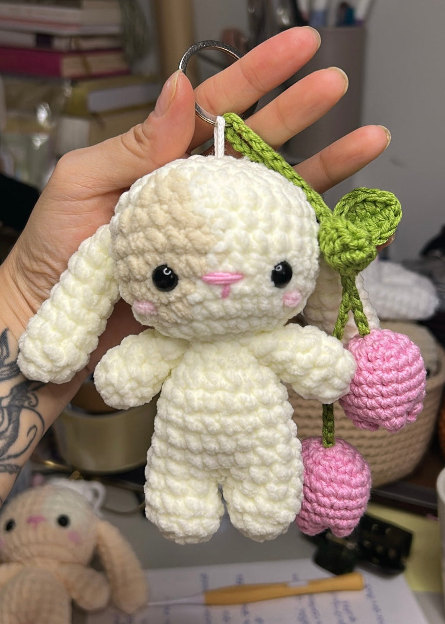 Pocket BUNNY 12 cm Tulip keychain  - plusieurs couleurs disponibles