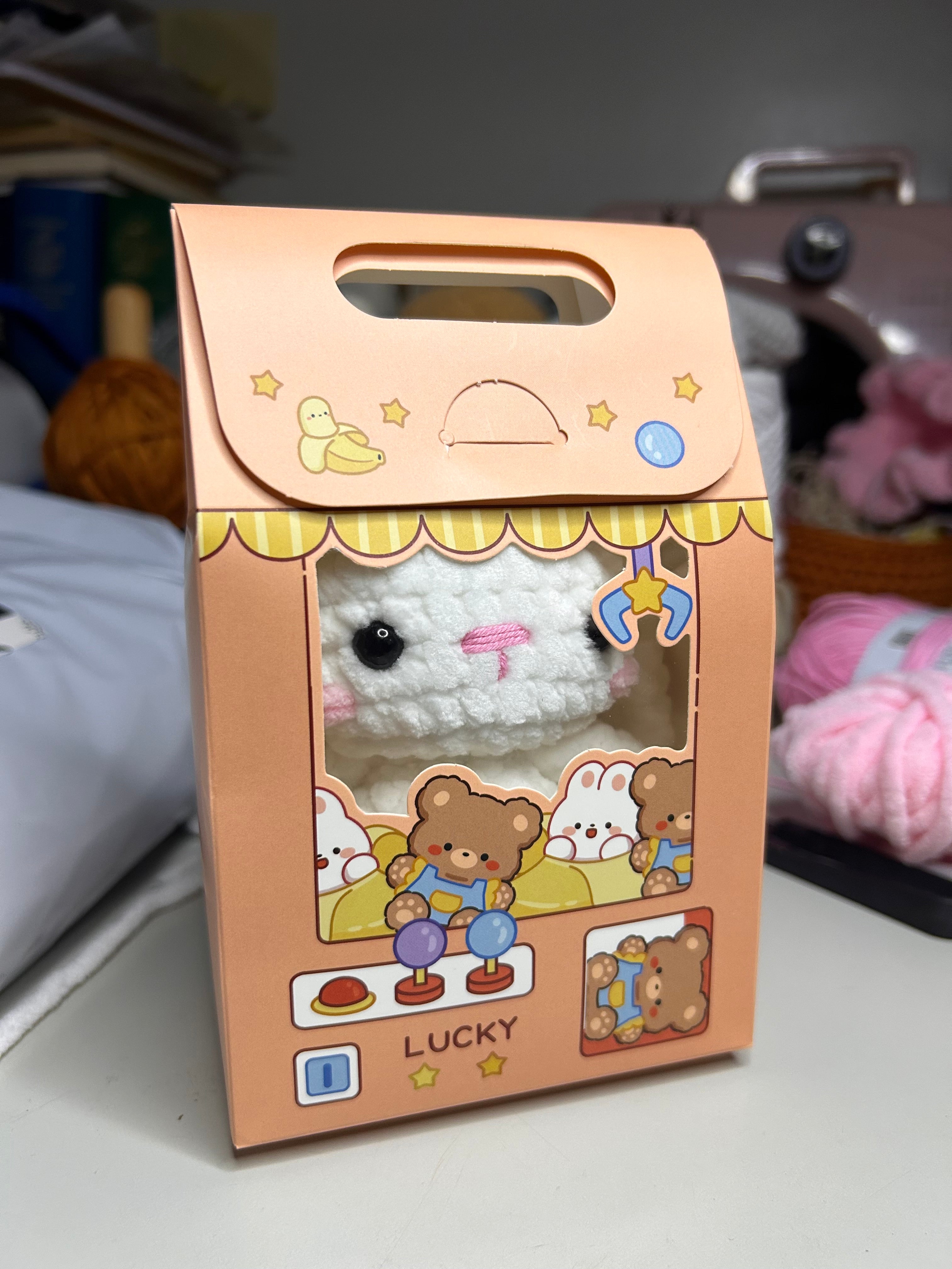 Pocket BUNNY 12 cm gift box - plusieurs couleurs disponibles