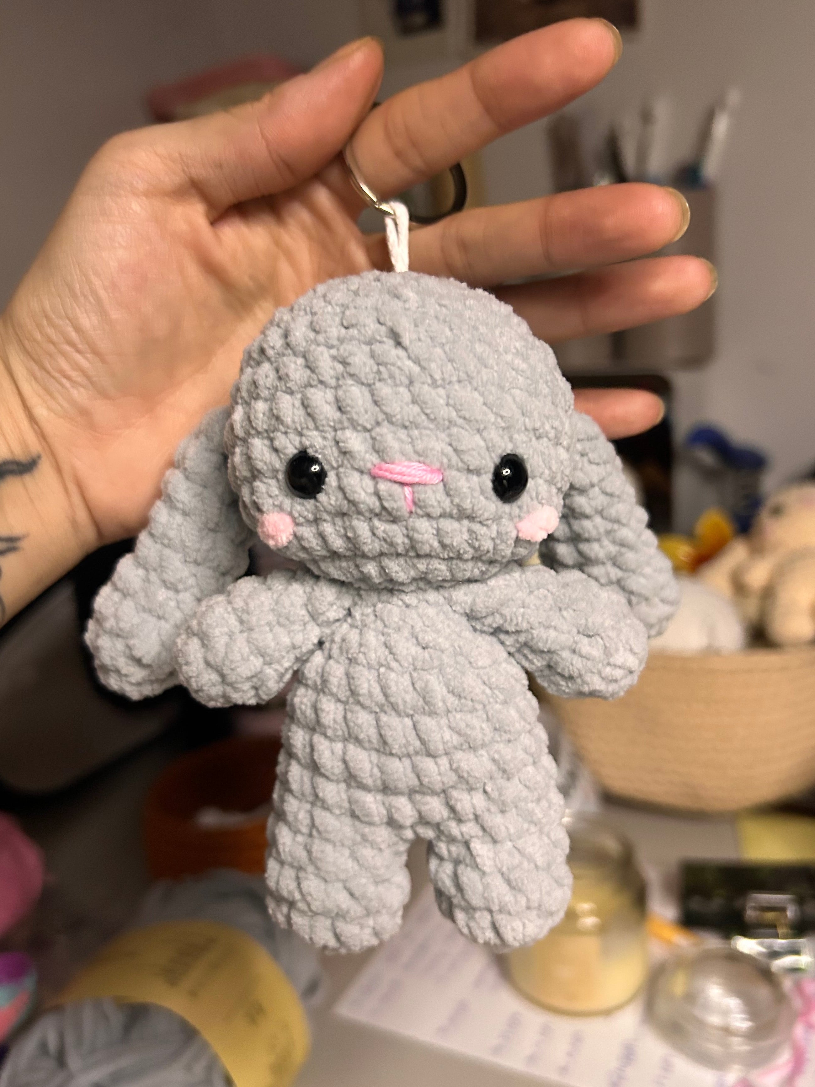 Pocket BUNNY 12 cm Tulip keychain  - plusieurs couleurs disponibles
