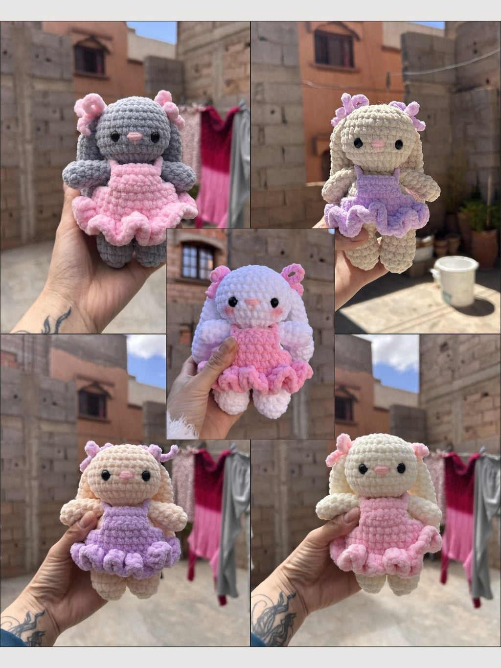 MINI MALLOW - Peluche 15cm plusieurs couleurs disponibles