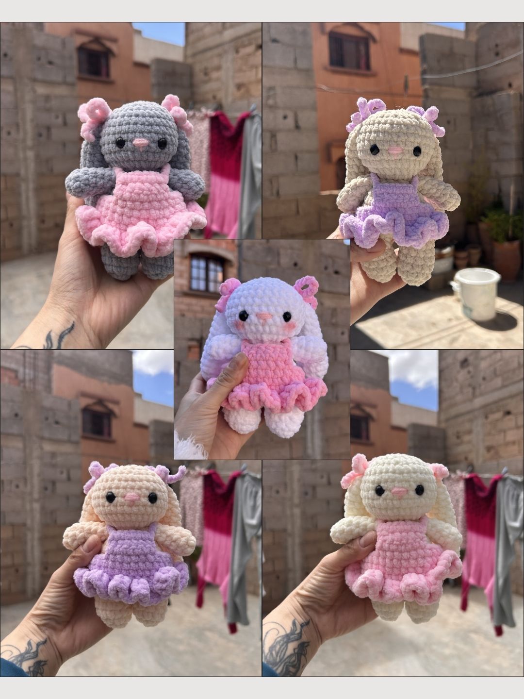 MINI MALLOW - Peluche 15cm plusieurs couleurs disponibles