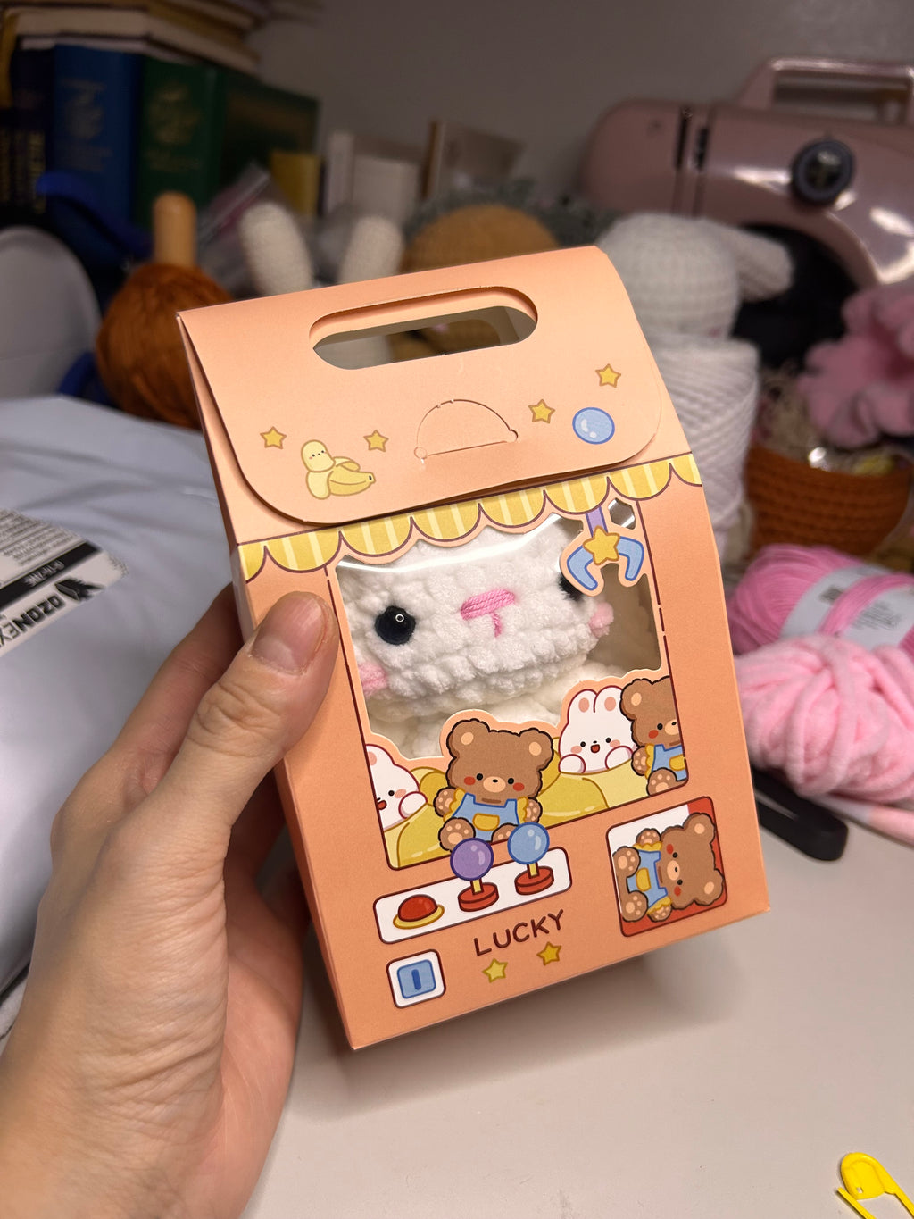 Pocket BUNNY 12 cm gift box - plusieurs couleurs disponibles