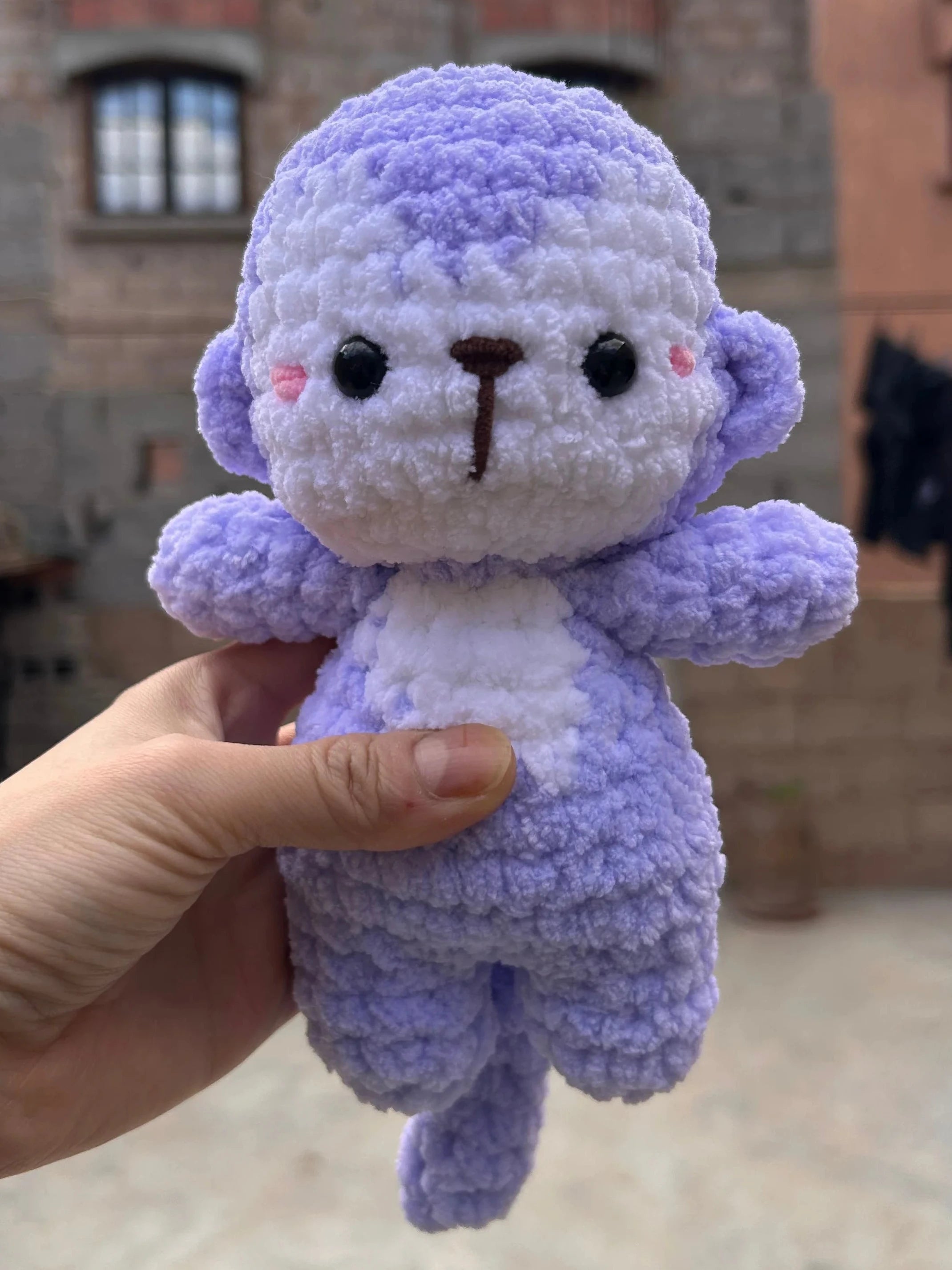 SOFT MONKEY - Plusieurs Couleurs disponibles - Peluche 17-20 cm