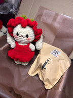 FRIZA - Peluche 20cm Lapin Kawaii Mignon Crochet