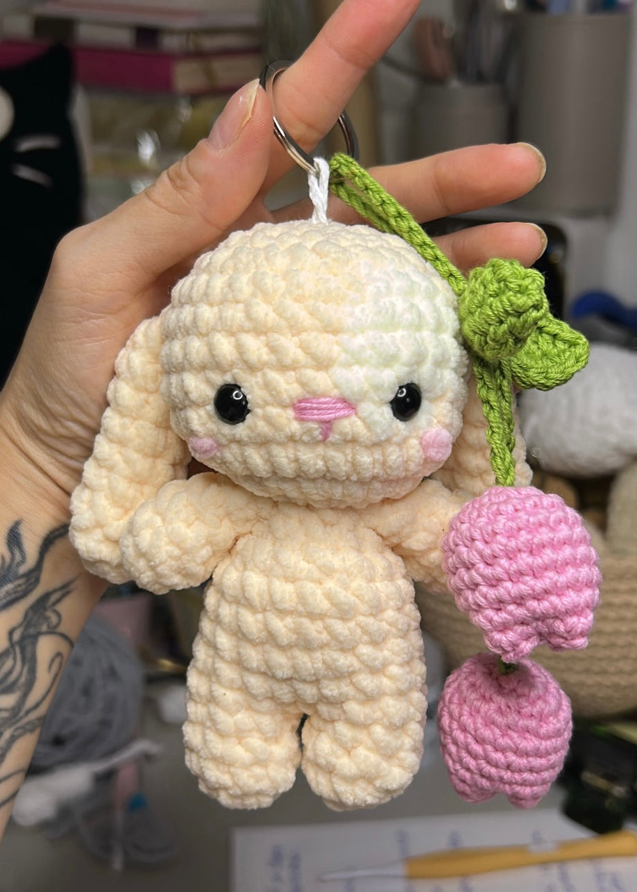 Pocket BUNNY 12 cm Tulip keychain  - plusieurs couleurs disponibles