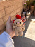 MICRO BUNNY - Peluche porte clé cœur lapin mignon